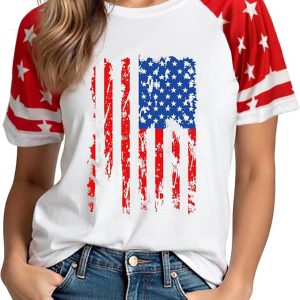 4th of July Shirts Women 003